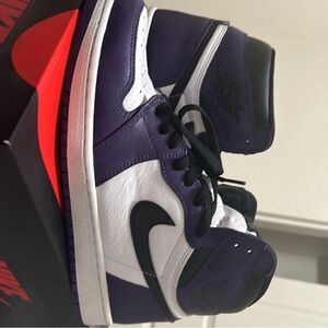 Jordan 1 High OG Court Purple Size 10